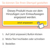 Modico i8 (Bonuskartenstempel) Ø 8 mm
